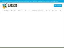 Tablet Screenshot of moderndentalusa.com